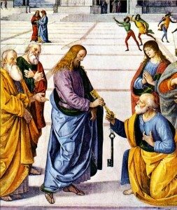 Isus Hrist predaje ključeve svoje crkve Svetom Petru