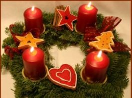 Online Christmas, božićna terminologija i običaji advent-venac-Božić