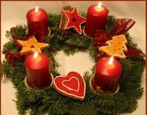 Online Christmas, božićna terminologija i običaji advent-venac-Božić