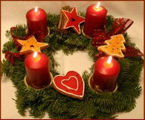 Online Christmas, božićna terminologija i običaji advent-venac-Božić