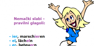 Kako razlikovati jake, slabe i nepravilne glagole kako razlikovati nemačke glagole