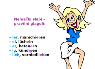 Kako razlikovati jake, slabe i nepravilne glagole kako razlikovati nemačke glagole