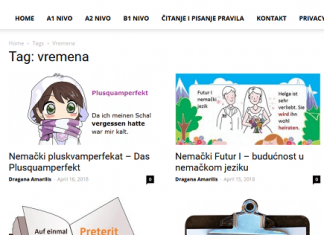 Vremena u nemačkom jeziku – tabela vremena u nemačkom