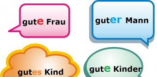 Deklinacija prideva u nemačkom – jaka deklinacija prideva