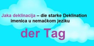 Jaka deklinacija imenica u nemačkom jeziku – die starke Deklination jaka deklinacija imenica u nemačkom jeziku