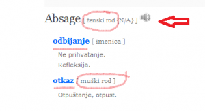 Absage prevod nemacko-srpski rečnik 2